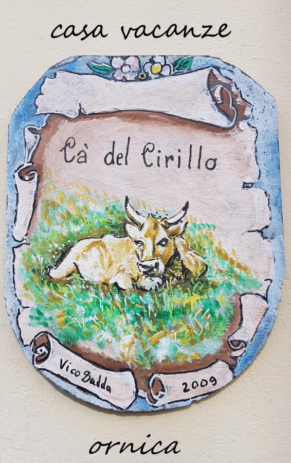شقة Casa Del Cirillo Ornica المظهر الخارجي الصورة